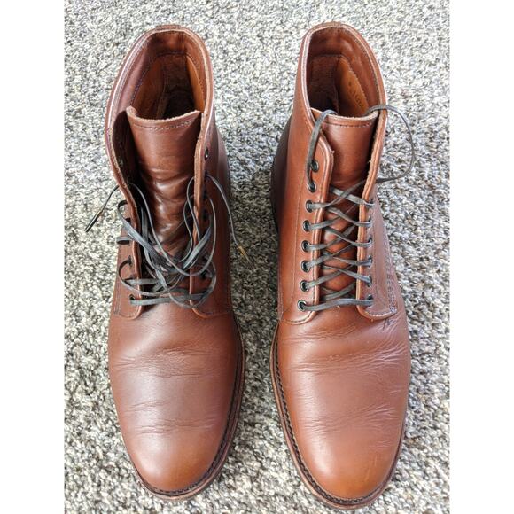 Red Wing Heritage 9435 Brown Leather Teak Williston Size 10.5D Dress Boots Rare main image 9